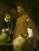 VELAZQUEZ, Diego Rodriguez de Silva y The Waterseller of Seville oil on canvas